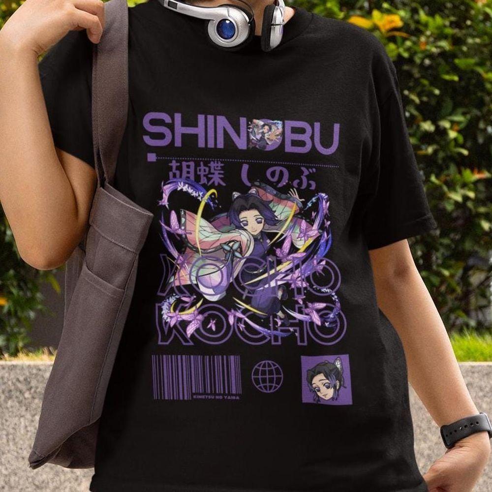 Shinobu Kocho Demon Slayer Kimetsu No Yaiba Anime Manga Kawaii Vuitino Shirt Shinobu Kocho Demon Slayer Kimetsu No Yaiba Anime Manga Kawaii Vuitino Shirt